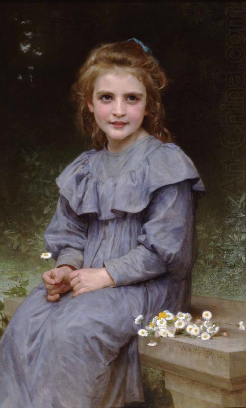 Daisies, William-Adolphe Bouguereau